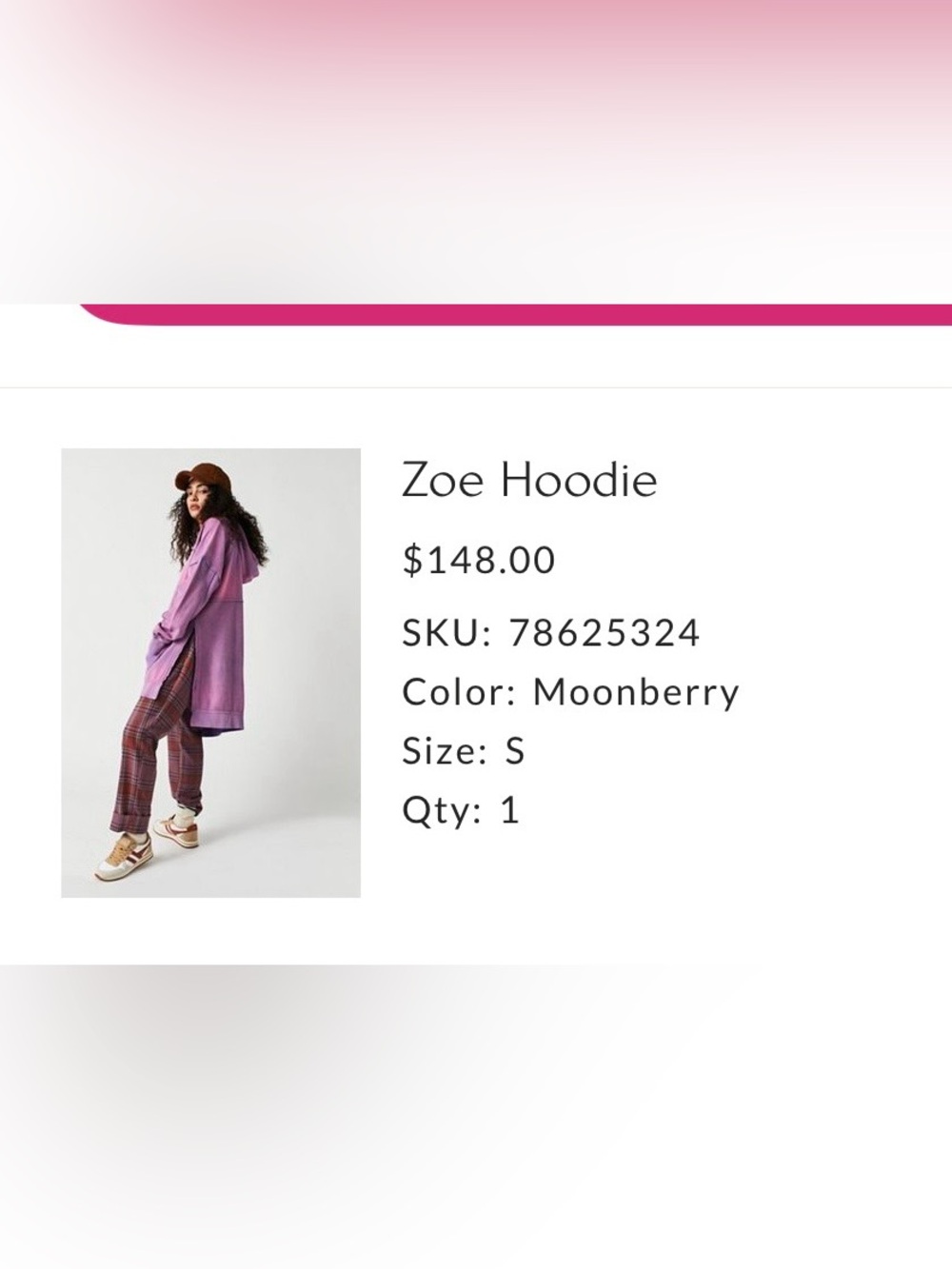 Free People hoodie
